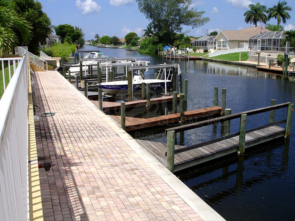 View Down the Canal From Pelican Marina